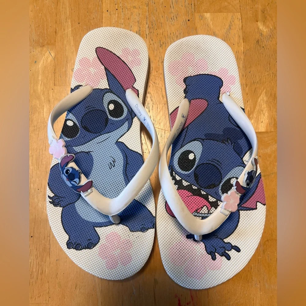 Stitch Disney little girls Flip-Flops 2.5-3